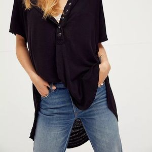 Out of Stock Tunic Henley by We The Free in Olive